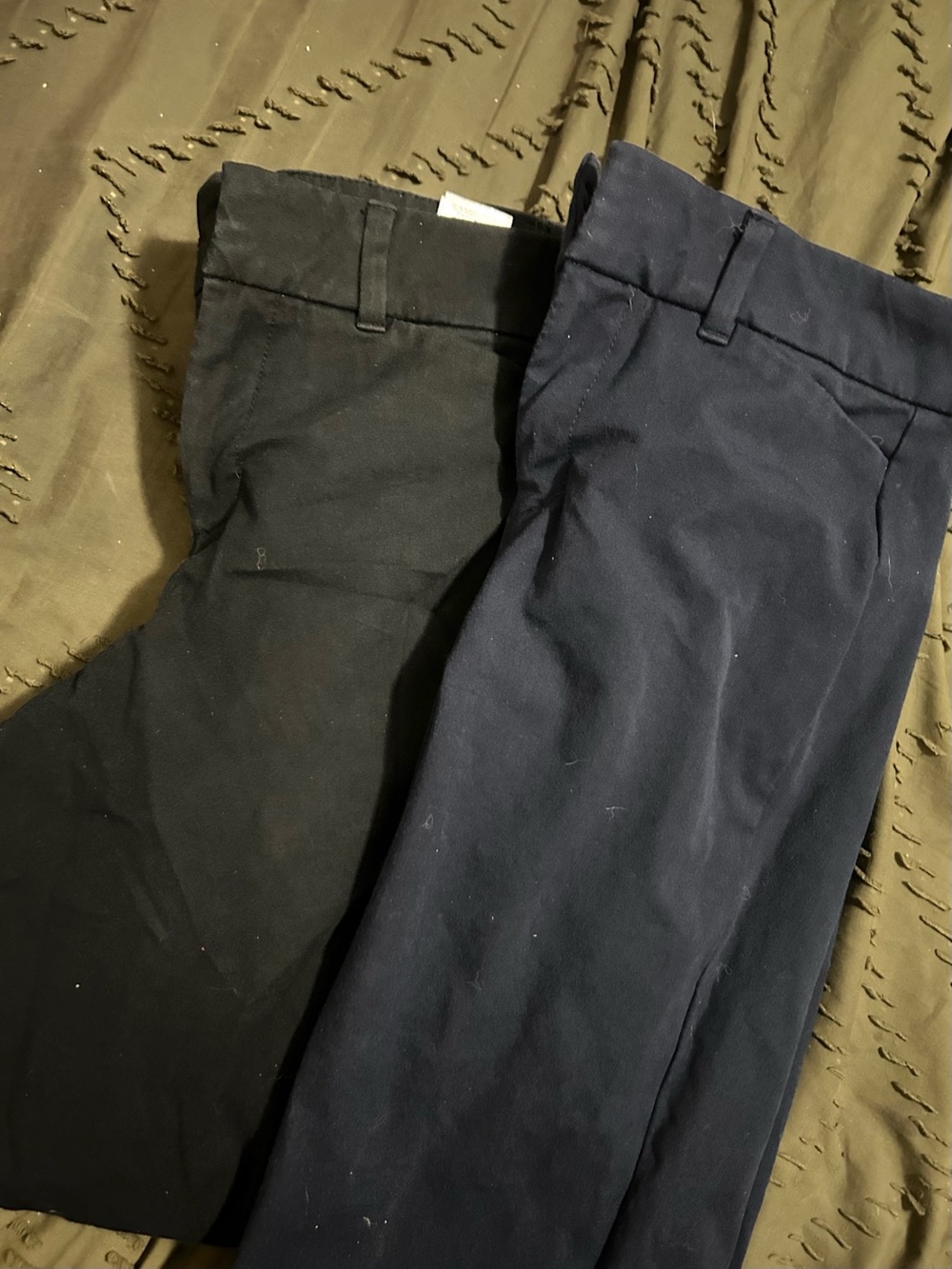 Women’s Old Navy Size 2 High-Rise Skinny Ankle Pants - Black and Navy